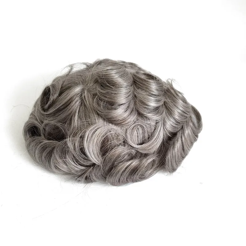 0.02 0.03 Ultra Thin Skin V Loop Human Hair Men Toupee 0.02 0.03 Ultra Thin Skin V Loop Human Hair Men Toupee
