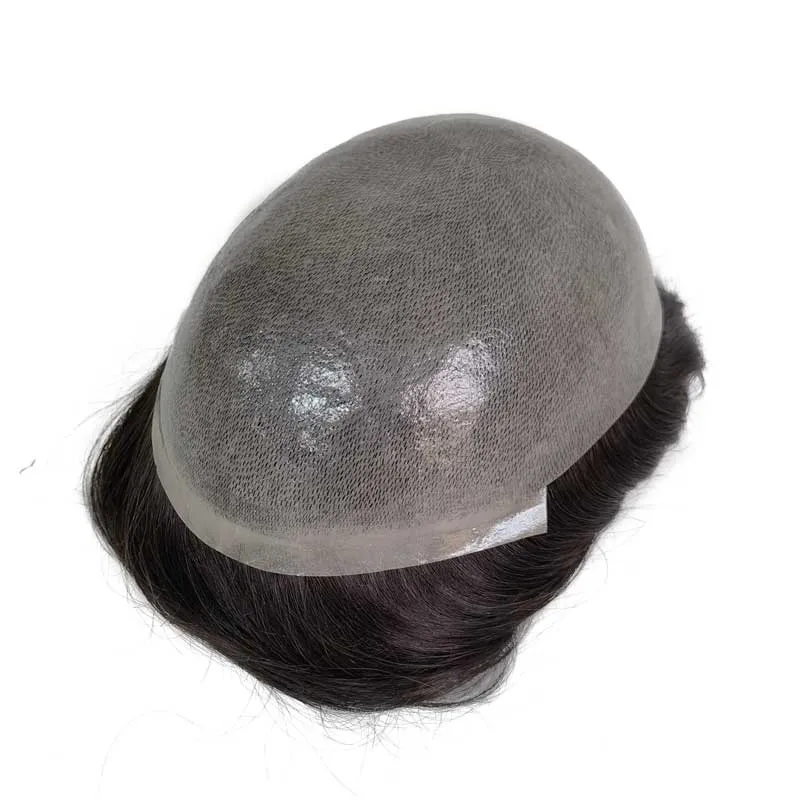 0.08 0.10 All Thin Skin V Loop Men Toupee