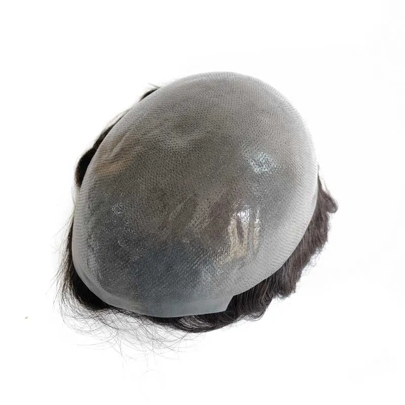0.10 0.12 All Thin Skin V Loop Men Toupee	
