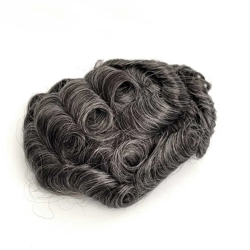 Men Full Ultra Thick PU Skin Hair System With 1214 Knotted Thin Skin Poly Replacement Men Full Ultra Thick PU Skin Hair System With 1214 Knotted Thin Skin Poly Replacement