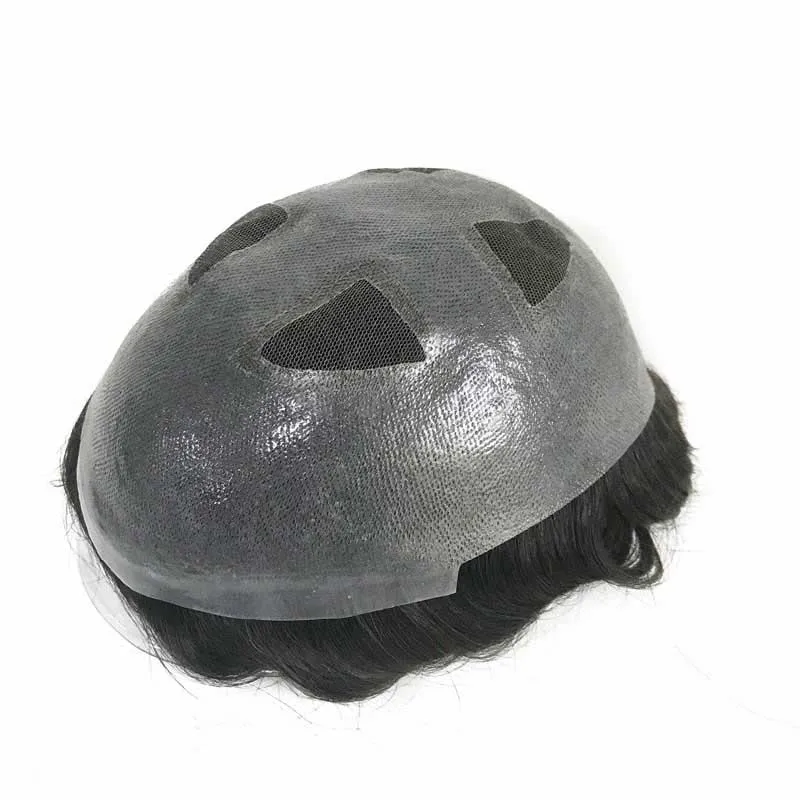 MIC Human Hair Men Toupee