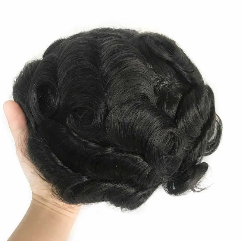 MIC Human Hair Men Toupee MIC Human Hair Men Toupee