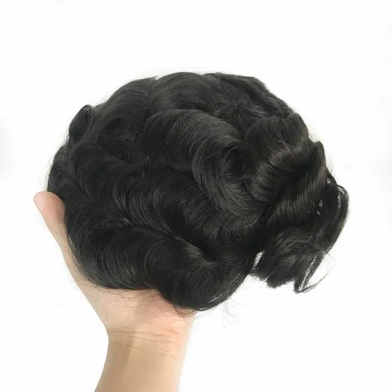 MIC Human Hair Men Toupee MIC Human Hair Men Toupee