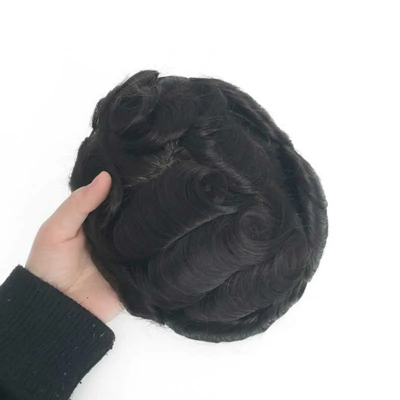 Silk Top Men Toupee HD Lace Front	