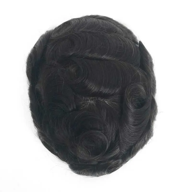 Silk Top Men Toupee HD Lace Front	