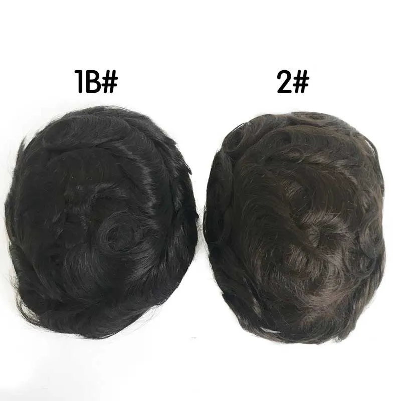 Australia Lace Toupee With PU Skin Around 2 Inch Width	
