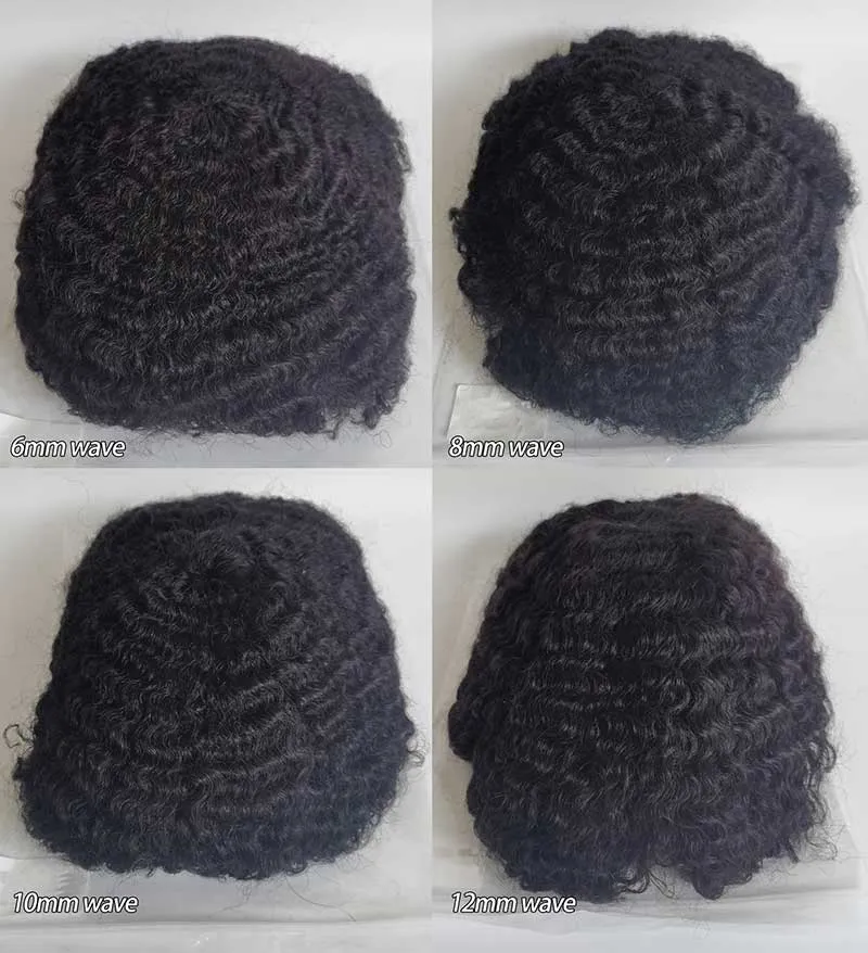 100% Human Hair Unit Full Lace Afro Curly Wave Men Hairpiece Toupee For African American 100% Human Hair Unit Full Lace Afro Curly Wave Men Hairpiece Toupee For African American