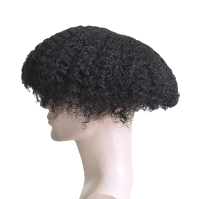 Full Lace 6mm Wave Natural Black 1B Human Hair Men Toupee Full Lace 6mm Wave Natural Black 1B Human Hair Men Toupee