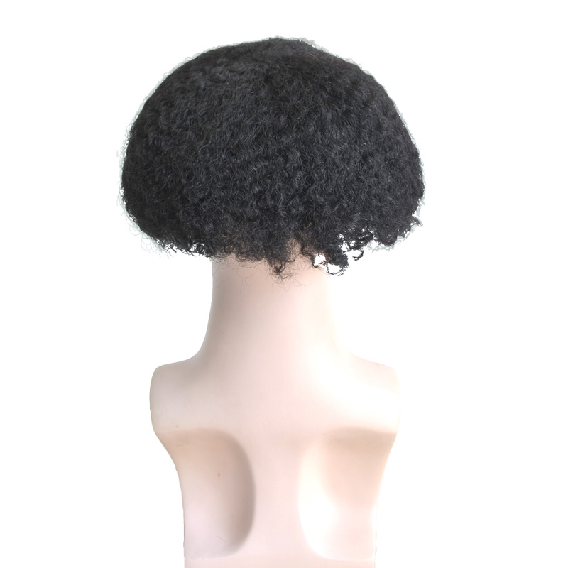 Full Lace 6mm Wave Natural Black 1B Human Hair Men Toupee Full Lace 6mm Wave Natural Black 1B Human Hair Men Toupee
