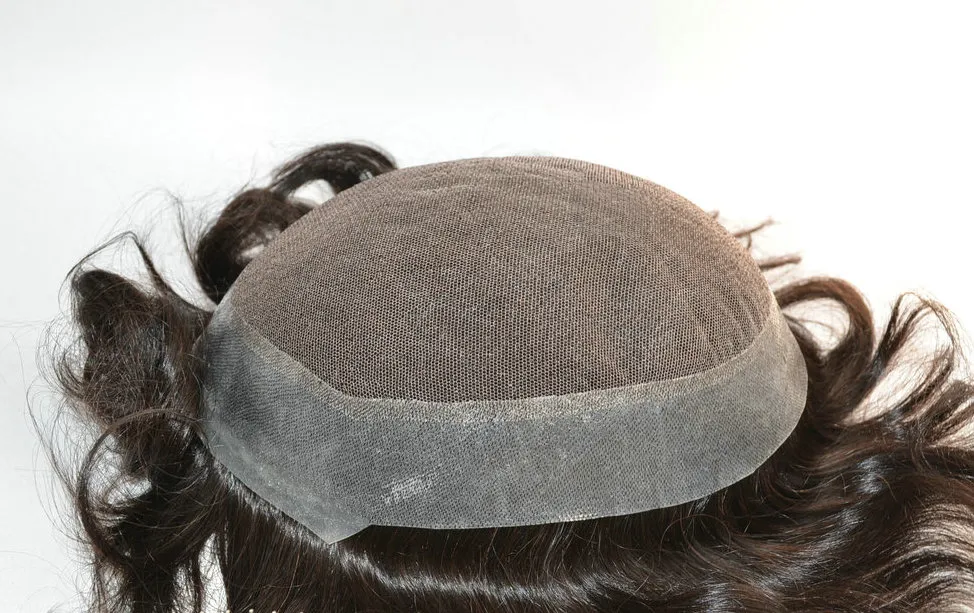 Swiss Lace Australian Style Men Toupee Swiss Lace Australian Style Men Toupee