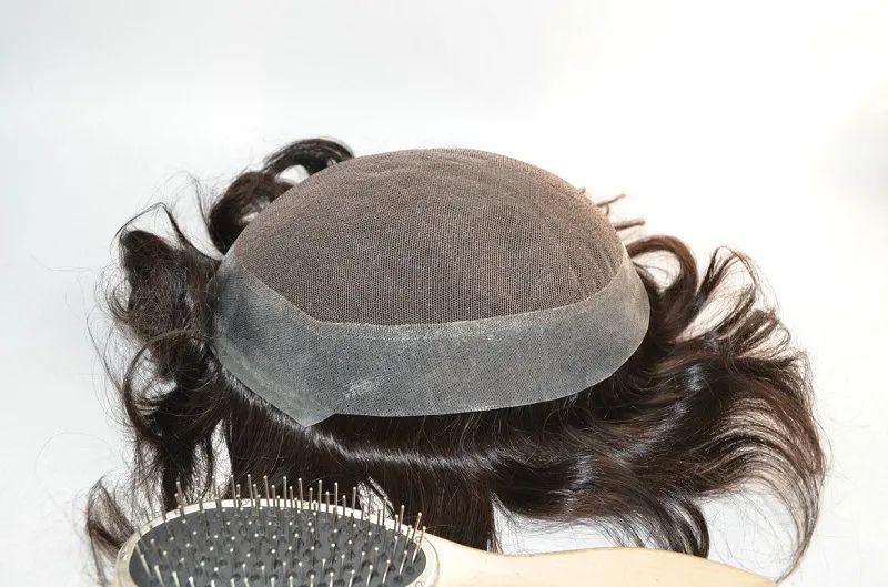 Swiss Lace Australian Style Men Toupee Swiss Lace Australian Style Men Toupee