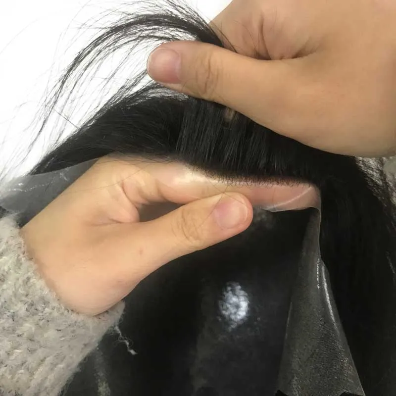 Full PU Skin Base Human Hair Wig - AIRAO HAIR Full PU Skin Base Human Hair Wig