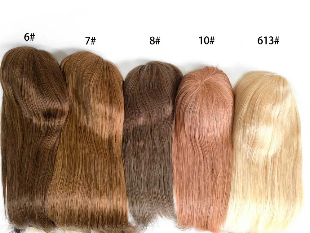 Silk Top Full Lace Natural Human Hair Wig Hair Color- AIRAO HAIR Silk Top Full Lace Natural Human Hair Wig Hair Color