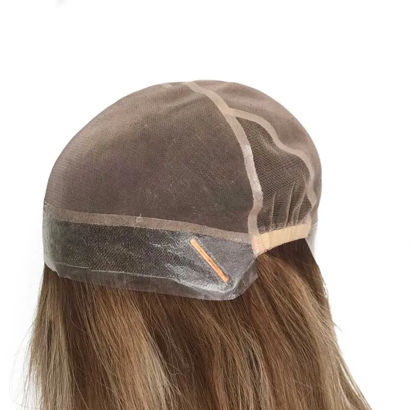 Full Cap Mono Top Lace Wigs with Human Hair Hand Tied Cap Construction Full Cap Mono Top Lace Wigs with Human Hair Hand Tied Cap Construction