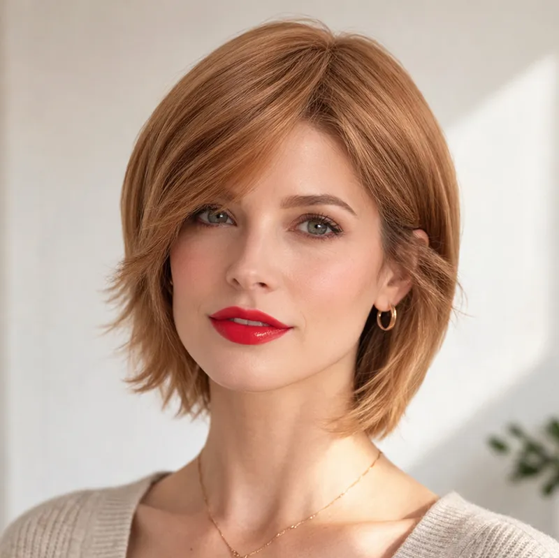 European Virgin Hair Silk Top Lace Front Women Wig