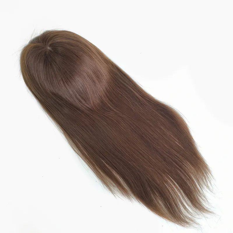Fishnet Hair Topper With Silk Top Middle Part Hair Fishnet Hair Topper With Silk Top Middle Part Hair