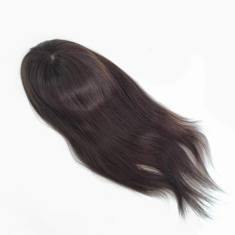 Fishnet Hair Topper With Silk Top Middle Part Hair Fishnet Hair Topper With Silk Top Middle Part Hair