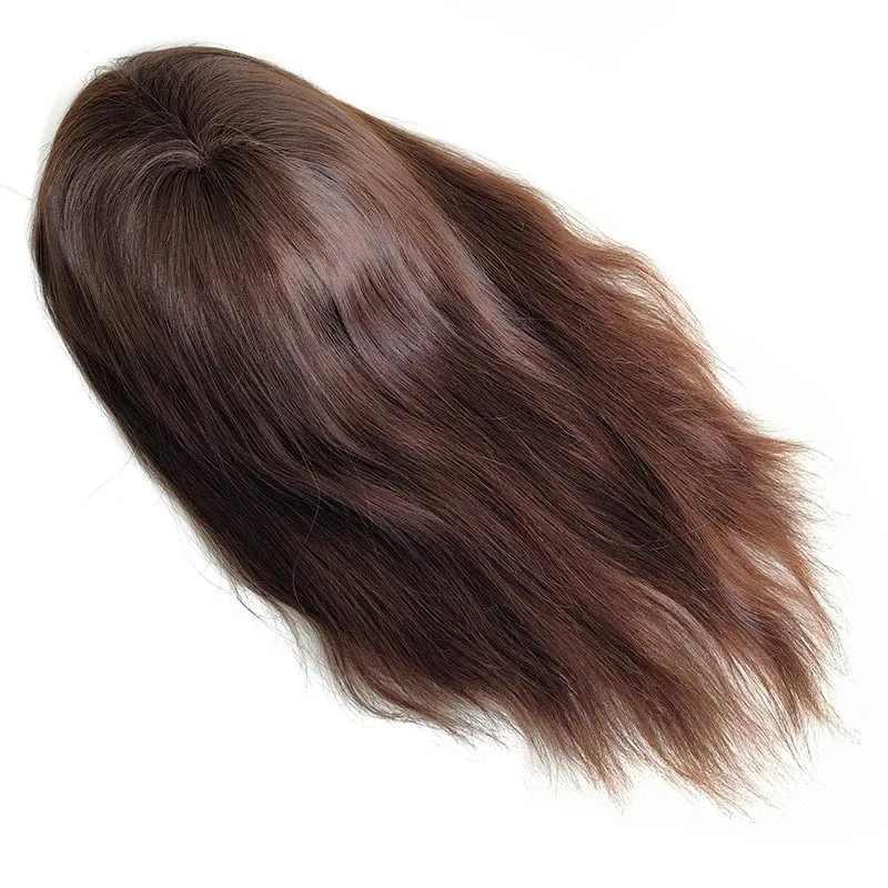 Q6 HD Lace Human Hair Pieces Toppers For Women Dark Brown Hair Color Q6 HD Lace Human Hair Pieces Toppers For Women Dark Brown Hair Color