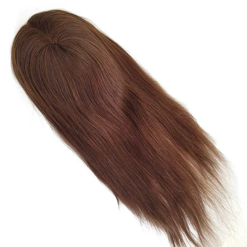 Q6 HD Lace Human Hair Pieces Toppers For Women Brown Hair Color Q6 HD Lace Human Hair Pieces Toppers For Women Brown Hair Color