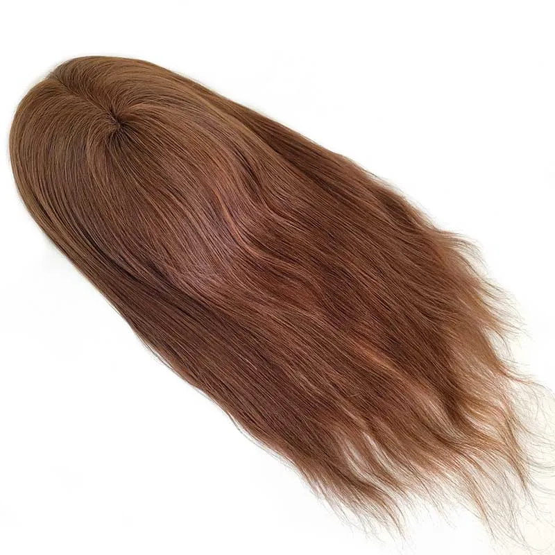 Q6 HD Lace Human Hair Pieces Toppers For Women Brown Hair Color Q6 HD Lace Human Hair Pieces Toppers For Women Brown Hair Color