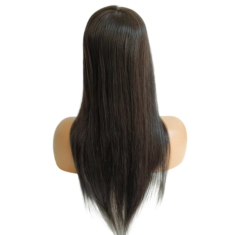 20 Inch Mono Lace Human Hair Women Toupee with PU Skin around Back and Side 20 Inch Mono Lace Human Hair Women Toupee with PU Skin around Back and Side