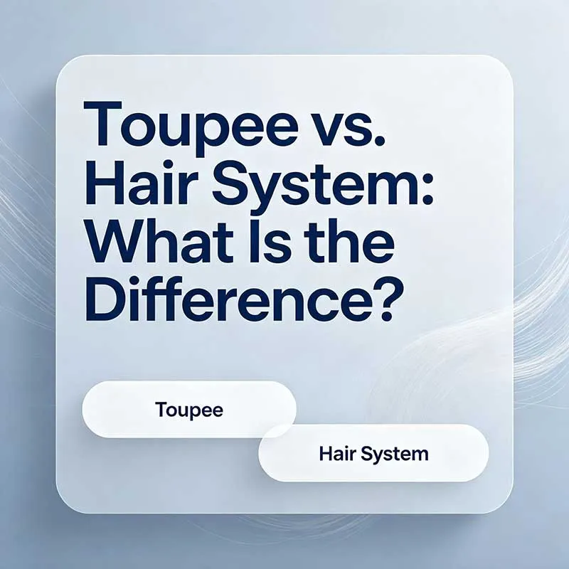 Toupee vs. Hair System What Is the Difference