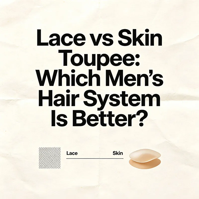 Lace vs Skin Toupee: Which Men's Hair System Is Better?