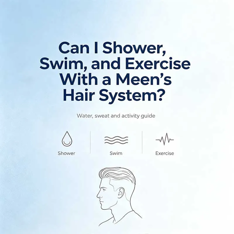 Can I Shower, Swim, and Exercise With a Men's Hair System? A Complete Guide