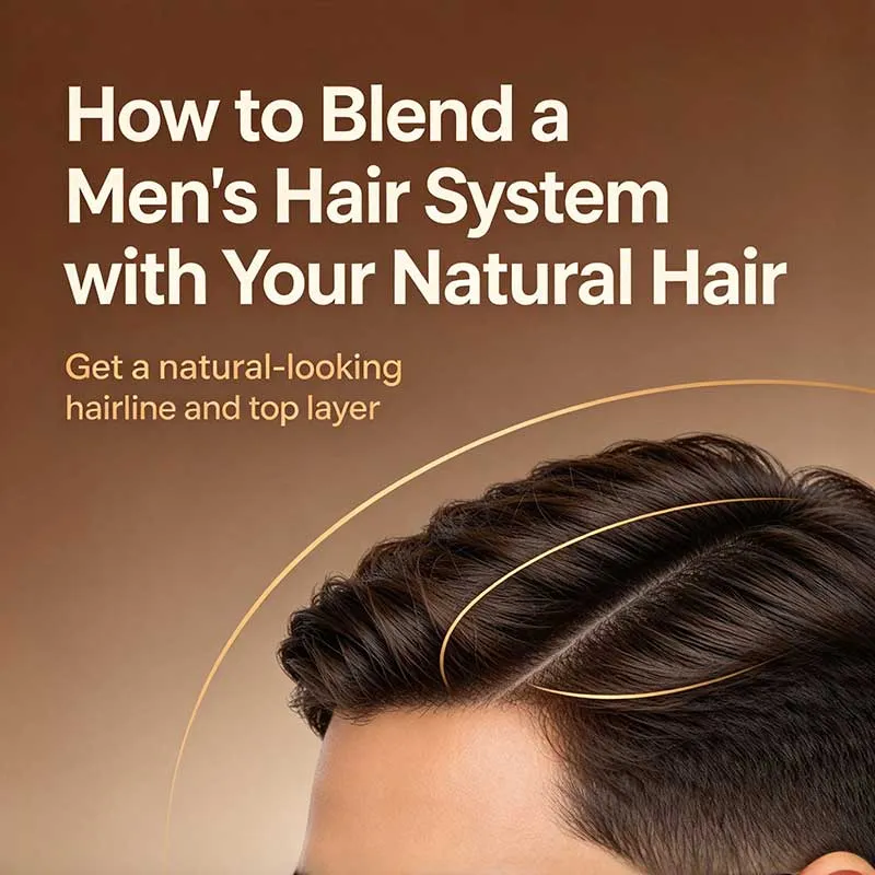 How to Blend a Men's Hair System with Your Natural Hair