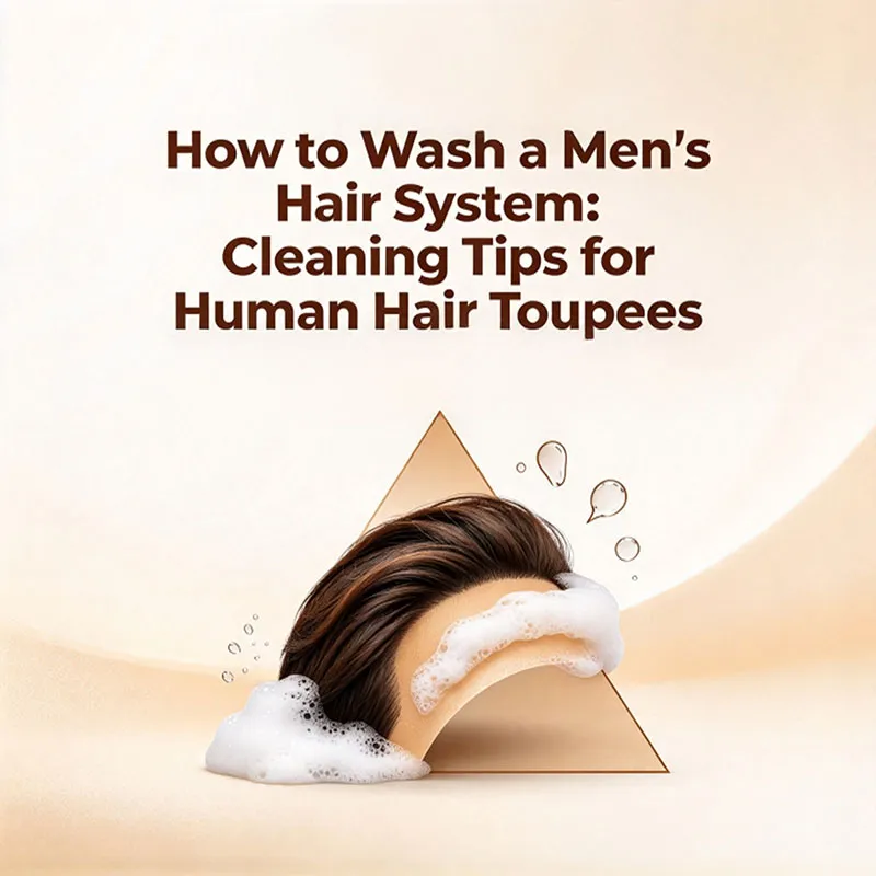 How to Wash a Men's Hair System: Cleaning Tips for Human Hair Toupees